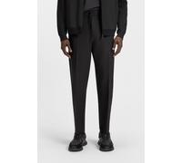 BOSS Green Regular Fit Stoffhose mit Tunnelzug Modell 'Convert' in Black, Größe 54