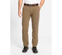 Webhose BRÜHL, Herren, Gr. 52, Normalgrößen, braun (cognac), 98% Baumwolle, 2% Elasthan, unifarben, Hosen (48356001-52) cognac