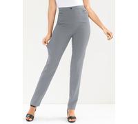 Webhose CLASSIC BASICS, Damen, Gr. 26, Kurzgrößen, grau, 72% Viskose, 25% Polyamid, 3% Elasthan, unifarben, lang, Hosen (54119268-26) grau