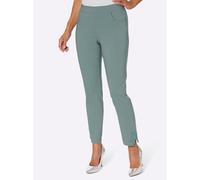 Webhose CLASSIC BASICS, Damen, Gr. 28, Kurzgrößen, grün (jade), 72% Viskose, 25% Polyamid, 3% Elasthan, unifarben, lang, Hosen (43260968-28) jade