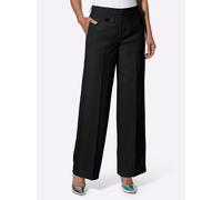 Webhose CLASSIC BASICS, Damen, Gr. 42, Normalgrößen, schwarz, 100% Polyester, unifarben, Hosen (23783830-42) schwarz