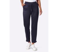Webhose CLASSIC BASICS, Damen, Gr. 42, Normalgrößen, schwarz (marine), 95% Polyester, 5% Elasthan, unifarben, Hosen (13999631-42) marine