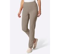 Webhose CLASSIC BASICS, Damen, Gr. 44, Normalgrößen, beige (sesam), 96% Polyester, 4% Elasthan, unifarben, Hosen (64317037-44) sesam