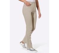 Webhose CLASSIC BASICS, Damen, Gr. 48, Normalgrößen, beige, 72% Viskose, 25% Polyamid, 3% Elasthan, unifarben, lang, Hosen (48539858-48) beige