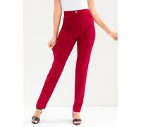 Webhose CLASSIC BASICS, Damen, Gr. 50, Normalgrößen, rot, 72% Viskose, 25% Polyamid, 3% Elasthan, unifarben, lang, Hosen (218697-50) rot