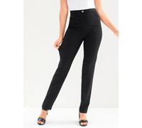 Webhose CLASSIC BASICS, Damen, Gr. 50, Normalgrößen, schwarz, 72% Viskose, 25% Polyamid, 3% Elasthan, unifarben, lang, Hosen, Topseller (553837-50) schwarz