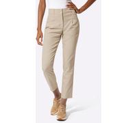 Webhose CREATION L, Damen, Gr. 50, Normalgrößen, beige (sand), 63% Lyocell, 37% Polyester, unifarben, Hosen (20525168-50) sand
