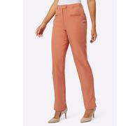 Webhose CREATION L, Damen, Gr. 50, Normalgrößen, orange (papaya), 63% Lyocell, 37% Polyester, unifarben, lang, Hosen (42508753-50) papaya
