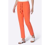 Webhose HEINE, Damen, Gr. 36, Normalgrößen, orange, 96% Polyamid, 4% Elasthan, unifarben, Hosen (85654650-36) orange