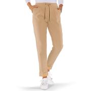 Webhose INSPIRATIONEN, Damen, Gr. 20, Kurzgrößen, beige (camel), 96% Polyester, 4% Elasthan, unifarben, Hosen (49249047-20) camel