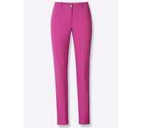 Webhose INSPIRATIONEN, Damen, Gr. 21, Kurzgrößen, pink (magenta), 77% Viskose, 19% Polyamid, 4% Elasthan, unifarben, lang, Hosen (68031052-21) magenta