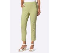 Webhose INSPIRATIONEN, Damen, Gr. 36, Normalgrößen, grün (lindgrün), 72% Viskose, 25% Polyamid, 3% Elasthan, unifarben, Hosen (77512248-36) lindgrün