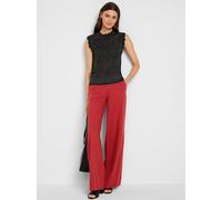 Webhose INSPIRATIONEN, Damen, Gr. 40, Normalgrößen, rot (erdbeere), 55% Leinen, 45% Baumwolle, unifarben, Hosen (42857305-40) erdbeere