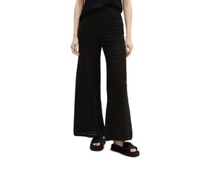 Webhose MARC O'POLO "aus Baumwolle-Leinen-Mix", Damen, Gr. L, Normalgrößen, schwarz, Obermaterial: 90% Baumwolle, 10% Leinen, unifarben, loose fit normal, Hosen (19266754-L) schwarz