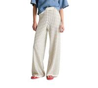 Webhose MARC O'POLO DENIM "aus Organic Cotton", Damen, Gr. L, Normalgrößen, beige (weiß), Obermaterial: 100% Baumwolle, gemustert, normal, Hosen (74883332-L) weiß