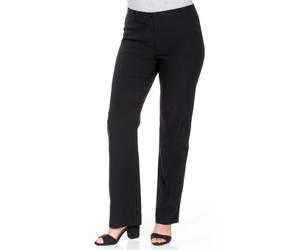 Webhose SHEEGO, Damen, Gr. 100, Langgrößen, schwarz, 70% Viskose, 25% Polyamid, 5% Elasthan, unifarben, Hosen (78745714-100) schwarz