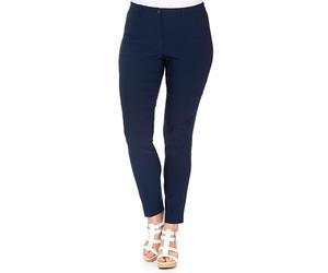 Webhose SHEEGO, Damen, Gr. 25, Kurzgrößen, blau (marine), 70% Viskose, 25% Polyamid, 5% Elasthan, unifarben, Hosen (89527814-25) marine