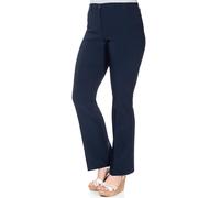 Webhose SHEEGO, Damen, Gr. 27, Kurzgrößen, blau (marine), 70% Viskose, 25% Polyamid, 5% Elasthan, unifarben, Hosen (49493308-27) marine