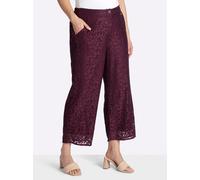 Webhose SHEEGO, Damen, Gr. 40, Normalgrößen, burgund, 92% Polyamid, 8% Elasthan, unifarben, Hosen (48159008-40) burgund