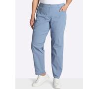 Webhose SHEEGO, Damen, Gr. 58, Normalgrößen, blau (bleu), 97% Baumwolle, 3% Elasthan, unifarben, Hosen (94532914-58) bleu