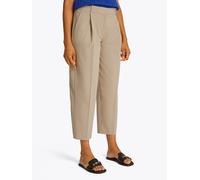 Tommy Hilfiger Damen Stoffhose Stretch Tapered Knöchelfrei, Beige (Beige), 44