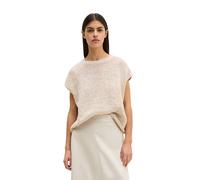 Webrock MARC O'POLO "aus Bio-Baumwolle-Lyocell-Leinen-Mix", Damen, Gr. 38, beige (grau silk), Obermaterial: 54% Baumwolle, 23% Lyocell, 23% Leinen, unifarben, lässig geschnitten wadenlang, Röcke (4971