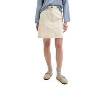Webrock MARC O'POLO "aus Brushed Cotton Twill", Damen, Gr. 44, linen beige, Obermaterial: 56% Baumwolle, 41% Lyocell, 3% Elasthan, unifarben, figurbetont kurz, Röcke (70356005-44) linen beige