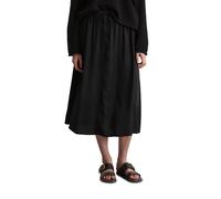 Webrock MARC O'POLO "aus LENZING™ ECOVERO™", Damen, Gr. 36, schwarz, Obermaterial: 100% Viskose, unifarben, skinny fit wadenlang, Röcke (25652905-36) schwarz