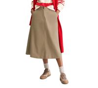 Webrock MARC O'POLO "aus Organic Cotton-Lyocell-Stretch", Damen, Gr. 32, soft mocca, Obermaterial: 69% Baumwolle, 29% Lyocell, 2% Elasthan; Futter: 100% Baumwolle, unifarben, normal normal, Röcke (780