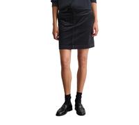 Webrock MARC O'POLO "aus Organic-Cotton-Modal-Stretch", Damen, Gr. 36, blau (deep night blau), Obermaterial: 82% Baumwolle, 17% Modal, 1% Elasthan, unifarben, normal kurz, Röcke (15186902-36) deep nig