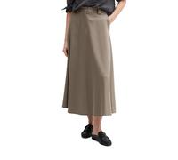 Webrock MARC O'POLO "aus Premium TENCEL™ Lyocell", Damen, Gr. 34, chalky braun, Obermaterial: 98% Lyocell, 2% Elasthan, unifarben, ausgestellt wadenlang, Röcke (81504944-34) chalky braun