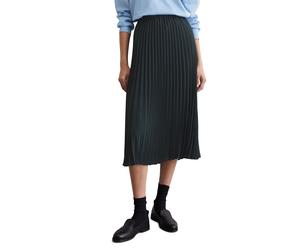 Webrock MARC O'POLO "aus recyceltem Polyester", Damen, Gr. 36, blau (m899), Obermaterial: 100% Polyester, unifarben, Röcke (75965667-36) m899