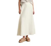 Webrock MARC O'POLO "aus reinem Leinen", Damen, Gr. 38, beige (m195), Obermaterial: 100% Leinen; Futter: 100% Nicht verfügbar, unifarben, ausgestellt wadenlang, Röcke (14971018-38) m195