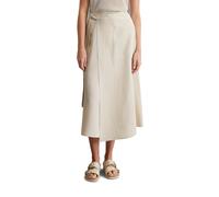 Webrock MARC O'POLO "aus TENCEL™ Lyocell-Leinen-Mix", Damen, Gr. 32, beige, Obermaterial: 90% Lyocell, 10% Leinen, unifarben, ausgestellt wadenlang, Röcke (95102246-32) beige