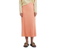 Webrock MARC O'POLO "aus Viskose-Stretch", Damen, Gr. 36, orange (light rot), Obermaterial: 96% Viskose, 4% Elasthan, unifarben, ausgestellt wadenlang, Röcke (70961961-36) light rot