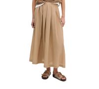 Webrock MARC O'POLO "aus weichem Baumwoll-Voile", Damen, Gr. 34, beige (sandpaper), Obermaterial: 100% Baumwolle. Futter: 100% Modal, unifarben, lässig geschnitten lang, Röcke (98833857-34) sandpaper