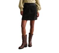 Webrock MARC O'POLO DENIM "aus elastischem Organic Cotton-Mix", Damen, Gr. XS, schwarz, Obermaterial: 98% Baumwolle, 2% Elasthan, unifarben, normal, Röcke (73887222-XS) schwarz