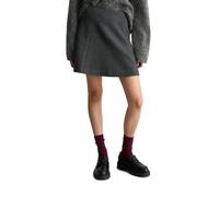 Webrock MARC O'POLO DENIM "aus Wolle-Mix", Damen, Gr. M, grau (anthra melange), Obermaterial: 50% Wolle (Schafwolle), 47% Polyester, 3% Sonstige Fasern. Futter: 100% Polyester, unifarben, ausgestellt