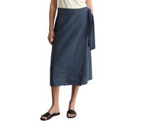 Webrock MARC O'POLO "mit breitem Bindeband in der Taille", Damen, Gr. 34, m886, Obermaterial: 100% Leinen; Futter: 100% Nicht verfügbar, unifarben, Casual, ausgestellt wadenlang, Röcke (73891216-34) m