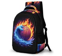 WECECE Schulrucksack Teenager Jungen 8-12 Jahre, 2026 Rucksack Schule Mit Basket Ball Grundschüler/Schüler Der Mittelstufe Schulranzen Basketball Outdoor Schultasche