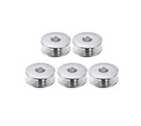 Weddecor Aluminium-Spulen für Nähmaschinen-Spule, universell passend für die meisten Marken, Brother, Singer, Janome, Newhome, Juki, Consew, 5 Stück