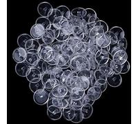 WedDecor Nahtfreies Original Kam Snap Presse Plastik Verbindungen Knöpfe T3 Größe Für DIY Kunst & Basteln Bekleidung Kinder Kleidung Lätzchen Windeln Wolle Stoffe, Schwarz, 50pcs