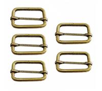 WedDecor Triglide Schieber Schnalle für Verschlüsse Riemen Rucksack Gurtband Band Tasche Zubehör Haustier-Hülsen, Robust und Leicht, 38mm, 2 Stück - Bronze, 5pcs