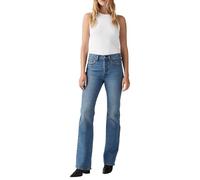 Bootcut-Jeans LEVI'S "WEDGIE BOOT", Damen, Gr. 30, Länge 30, point psk, Denim/Jeans, Obermaterial: 99% Baumwolle, 1% Elasthan, unifarben, bootcut fit lang, Jeans, im Five-Pocket Style (81185426-30) po