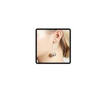 Wedity Ball Ohrringe Silber Disco Ohrringe Einfacher Schmuck für Frauen und Mädchen