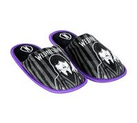 Wednesday Addams Hausschuhe Mädchen, Hausschuhe mit Rutschfester Sohle, Geschenk für Mädchen, Größe EU 30/31