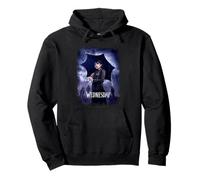 Wednesday Black Umbrella Under The Rain Real Photo Portrait Pullover Hoodie