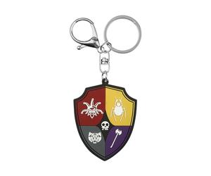 Wednesday Crest-Brand Schlüsselanhänger, Mehrfarbig, 5 x 6 cm
