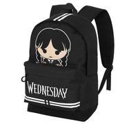 Karactermania Rucksack Wednesday Cute-Fan HS 2.2, Grau, 31 x 44 cm, 24 L, Kinder