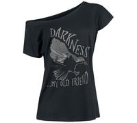 Wednesday Darkness... My Old Friend T-Shirt schwarz in M